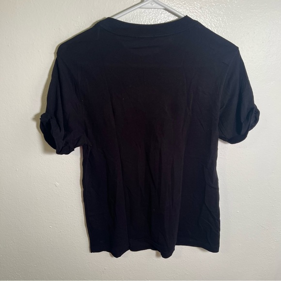 Re/Done Rolled Sleeve Tee Black M - Picture 6 of 10